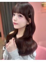 ボタン シブヤ(VOTAN SHIBUYA)&nbsp;ブラウン/韓国ヘア/渋谷/レイヤー/顔まわり