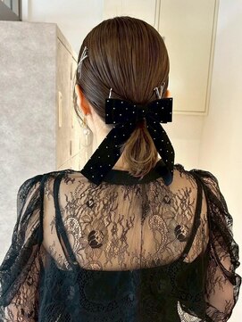 ムーン バイ ケンジ(moon by KENJE) 【nanaka】ボブヘアセット/タイトヘア/お呼ばれヘア