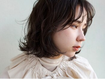 レイビューティー 住吉店 ヘア(RAY+beauty)の写真/仕上がりフォルムの透明感や柔らかい質感。乾かすだけでキマるからスタイリングも簡単です☆