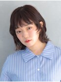 ナチュラル抜け感ボブ