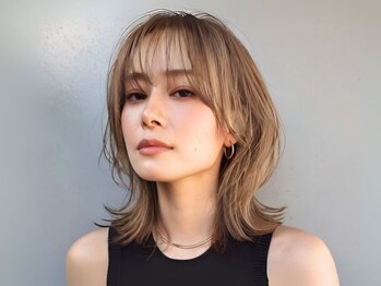 ジュール 新宿(Joule)の写真/魅力的な顔周りカットと色彩！安心のサロン◎[新宿/レイヤーカット/ダブルカラー/ブリーチ/ボブ]