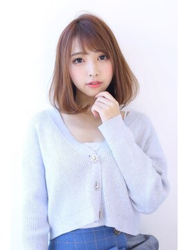 オーロ Costa西宮北口(ORO) 20代30代40代50代美髪ピンクブラウン切りっぱなしボブショート