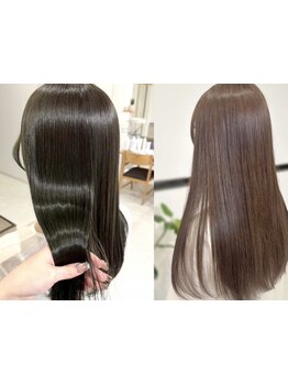 【天文館☆女性専用サロン】毛先まで自然な仕上がりにこだわった柔らかナチュラルストレート♪