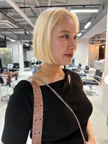 ゲームバイアランスミシー 心斎橋(GAME by Alan Smithee)&nbsp;ボブヘア/ブロンドカラー