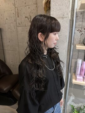 ほきもと美容室 ロングウェーブ