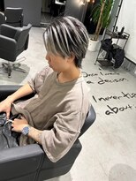 メンズサロン キング 心斎橋店(Men’s salon K!ng) ホワイトメッシュ/ツイスト/ツイスパ/パーマ/メンズ/眉毛/心斎橋
