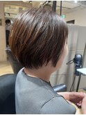 丸みのあるショートボブ/ショートからボブへ伸ばし中 archive