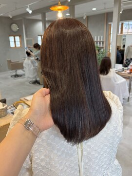 ミュゼプリュム(Musee plume) マロンベージュ/新感覚ストレート