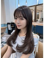 ロンドアベニール 北千住(Lond avenir)&nbsp;ミディアムレイヤーカット/レイヤー/顔周り/韓国/髪質改善北千住