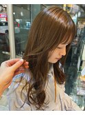 透明感オリーブカラー
