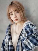 ギークス(GEEKS) 【GEEKS渋谷】レイヤーボブ/ミルクティー/くびれボブ/ハイトーン