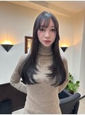 【新潟駅前】ロングレイヤー 韓国ヘア レイヤーカット