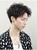 ルーズショート/ルーズパーマ/メンズサロン/波打ちツイスパ