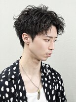 リベル(LIBER) ルーズショート/ルーズパーマ/メンズサロン/波打ちツイスパ