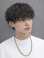 エイド 本店(aid) ツイストスパイラルパーマニュアンスマッシュ無造作ショート