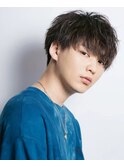 ニュアンスパーマ/センターパート/波巻きツイストスパイラル渋谷