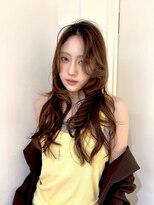 バーチ バイ クロップエス(BIRCH by crop es)&nbsp;【コテ巻き風パーマ】レイヤーカット×海外風抜け感パーマ