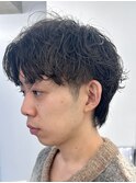 MEN’S/シャドウパーマ/ニュアンスウルフ/藤沢美容院