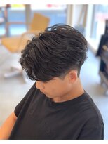バース バイ ハピネス(BIRTH by happiness) フェザーパーマニュアンスパーマ曲がる縮毛矯正センターパート