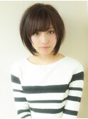 《AFLOATディル裕二朗》小顔を引き出す前下がりショートヘア