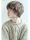 【melt】大人可愛いマッシュショートパーマ　サイド　小顔