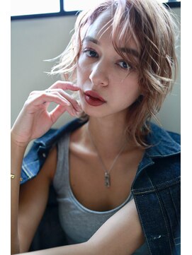 レニーバイエース(LANY by ACE) 【LANY横浜】ミルクティーベージュ×マッシュウルフ