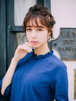 アカサ(A.casa)&nbsp;ねじりボブアレンジ/20代/30代/40代/50代/西阿知/イオン倉敷