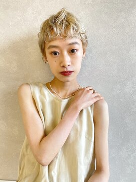 クオン 今泉(quon) 【DAISUKE】無造作ハイトーン　-天神 今泉 薬院-