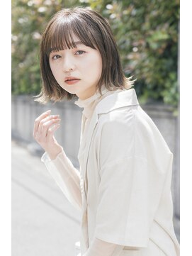 ガーデン タチカワ(garden tachikawa) 暗髪×ロブ×シースルーバング×フレンチガーリー