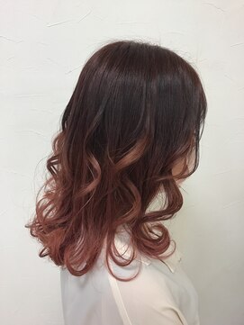 コアフィールド マサコ島田店 pinkグラデーションカラー♪