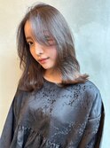 【ROSE】フレンチセピアアッシュ_顔まわりレイヤー_ボブ