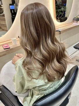 ヒビヲ(HIBIO) ハイライトカラーイルミナカラー脱白髪染めグレージュアッシュ