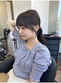 シースルーバング¥小顔カット
