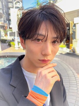 オーシャントーキョー サニー 原宿(OCEAN TOKYO Sunny) 韓国マッシュニュアンスパーマツーブロックシースルーマッシュ