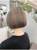 首長見えミニマルボブ♪オリーブグリーン
