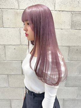 シーク 天神(SEEK) 【SEEK 松尾菫菜】ハイトーンラベンダー*ブリーチ*韓国ヘア
