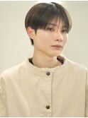 韓流マッシュ シースルーマッシュ シースルーバングメンズヘア