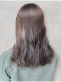 20代30代髪質改善カラー透明感ラベンダーベージュ
