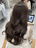 ソヨン 金山店(SOYON)&nbsp;韓国風/小顔/レイヤーカット/透明感カラー/黒髪/ネビージュ