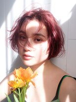 シオン(shion)&nbsp;秋色ピンクグレープフルーツ小顔ピンクヘアー_39445