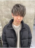波巻きツイストスパイラルパーマ/フェザーパーマ/眉毛/メンズ