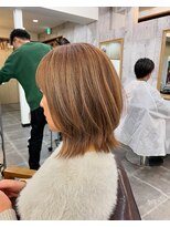 アムレヘアー(amule hair)&nbsp;【amule hair】脱白髪×くびれミディ