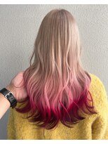 ローサバイ アルティナ 横浜店(Rosa by artina)&nbsp;エンドカラー_エンドカラーレッド