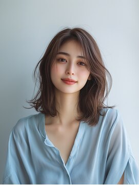 e.m.a プレミアムビューティーサロン 栄駅店(e.m.a PREMIUM BEAUTY SALON) レイヤーカット/イメチェン/外ハネボブ/美髪/ワイドバング/髪型