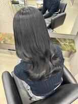 ペレ 栄 アネックス(PELE栄ANNEX) 韓国 くびれロング レイヤー ワンホンヘア 小顔前髪