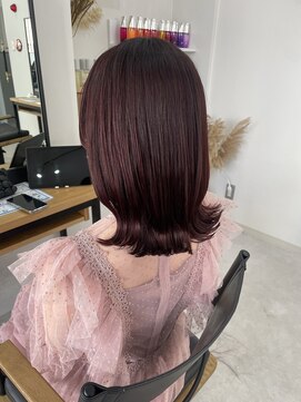 ウル 岡山駅店(ULu.) 暖色ピンクカラー