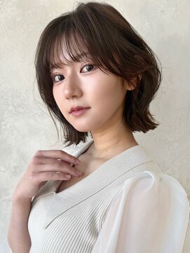アフロート ルヴア(AFLOAT RUVUA) AFLOAT RUVUA【伊藤 潤】くびれボブ/顔周りカット/前髪