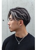 xメンズバレイヤージュ/ホワイトグレージュ/レイヤーカット