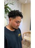 メンズカットメンズパーマツイストパーマ刈り上げショート短髪