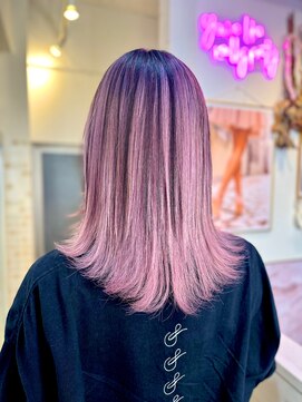 シェルティ フィエル(Shelltie Fiel) 【ケアブリーチ】ピンクアンブレラカラー【シェルティフィエル】